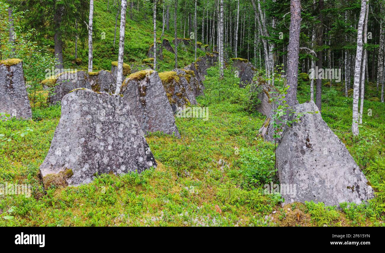 Skans 179, WW II defensive mound. The 