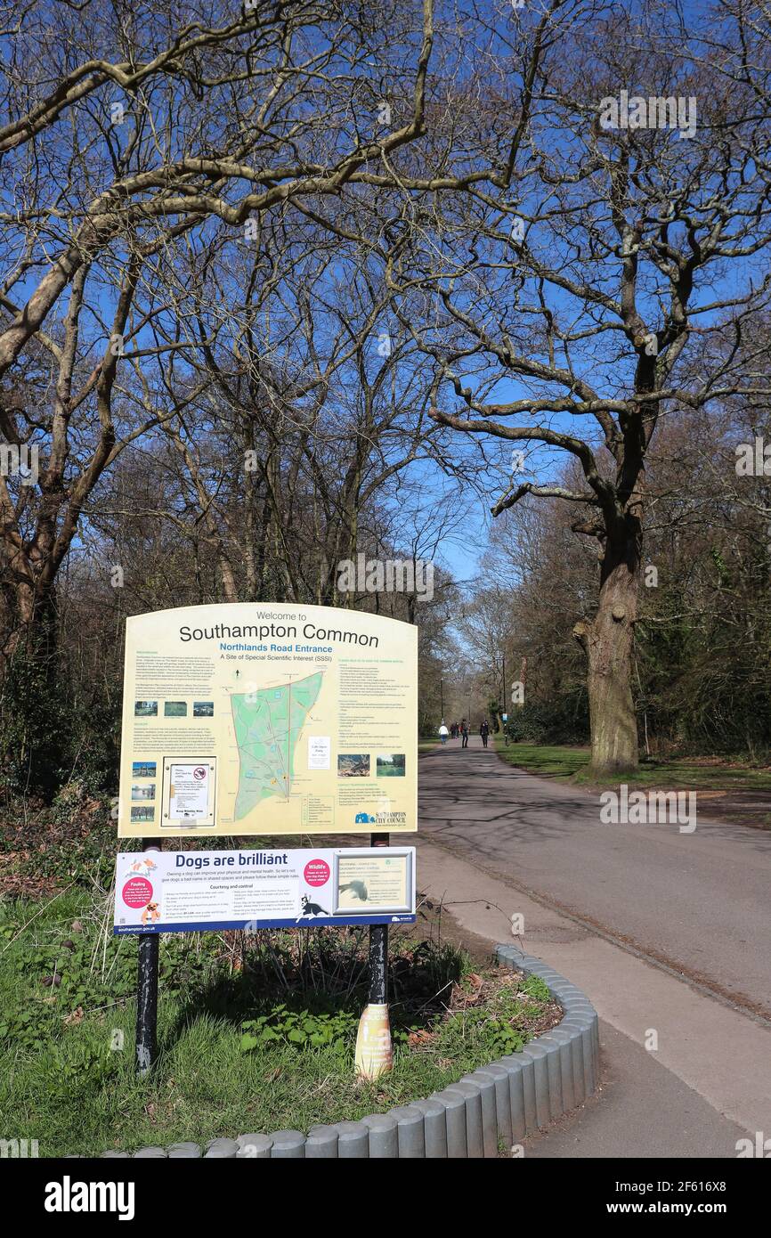 Southampton Common, Southampton, Hampshire, UK Stock Photo Alamy