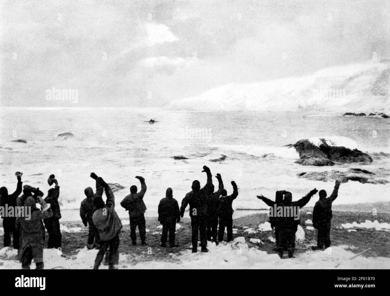 Imperial Trans-Antarctic Expedition Rescue, 1916 Stock Photo