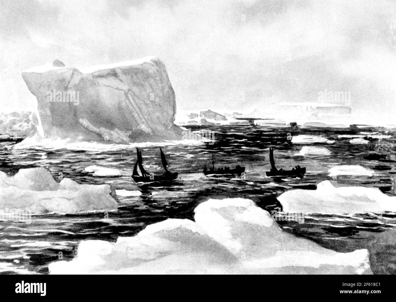 Imperial Trans-Antarctic Expedition, 1915 Stock Photo