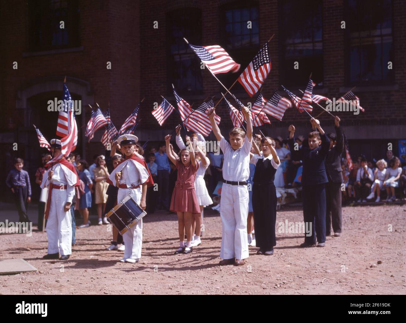 May Day Celebration, 1942 Stock Photo