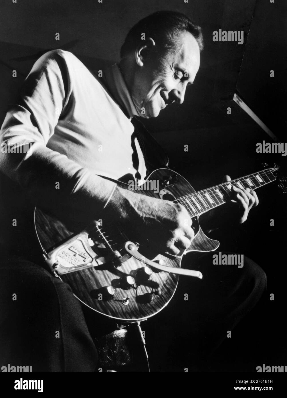Les Paul, American Guitarist and Inventor Stock Photo