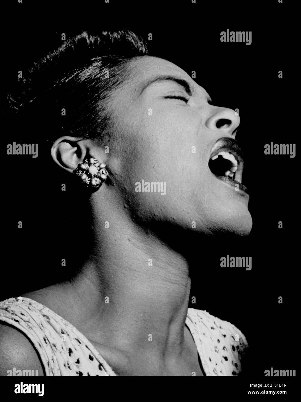 Billie Holiday, American Jazz Singer Stock Photo