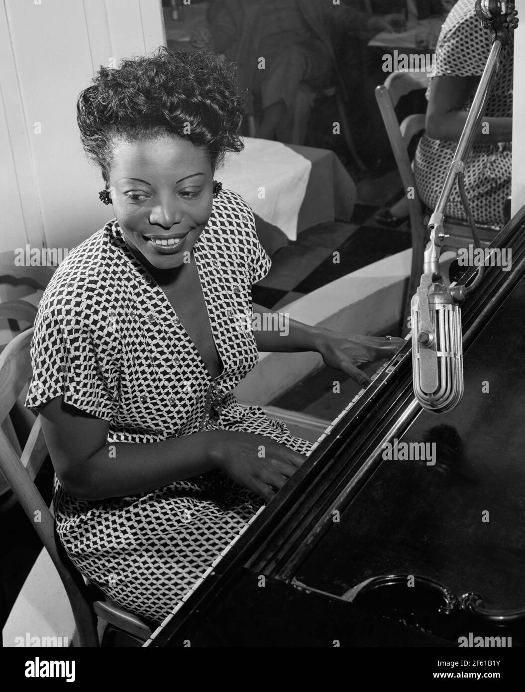 Mary Lou Williams, American Composer and Pianist Stock Photo