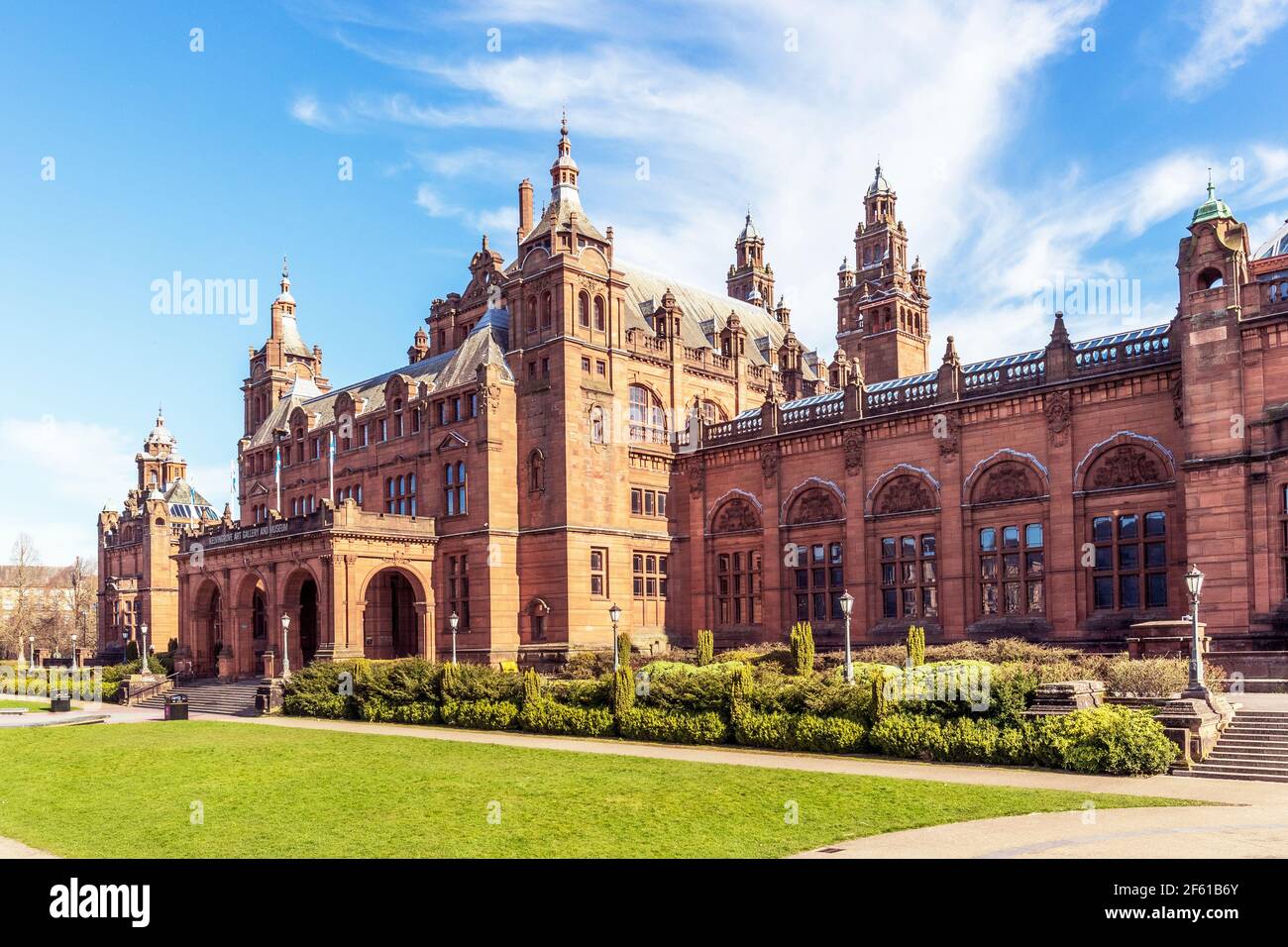 Kelvingrove art galleery and museum, south side, Argyle Street Glasgow, Scotland, UK Stock Photo