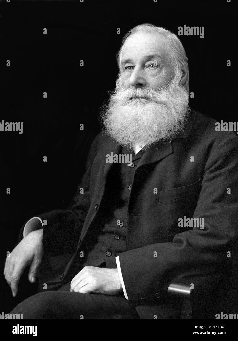 William Henry Perkin, English Chemist Stock Photo