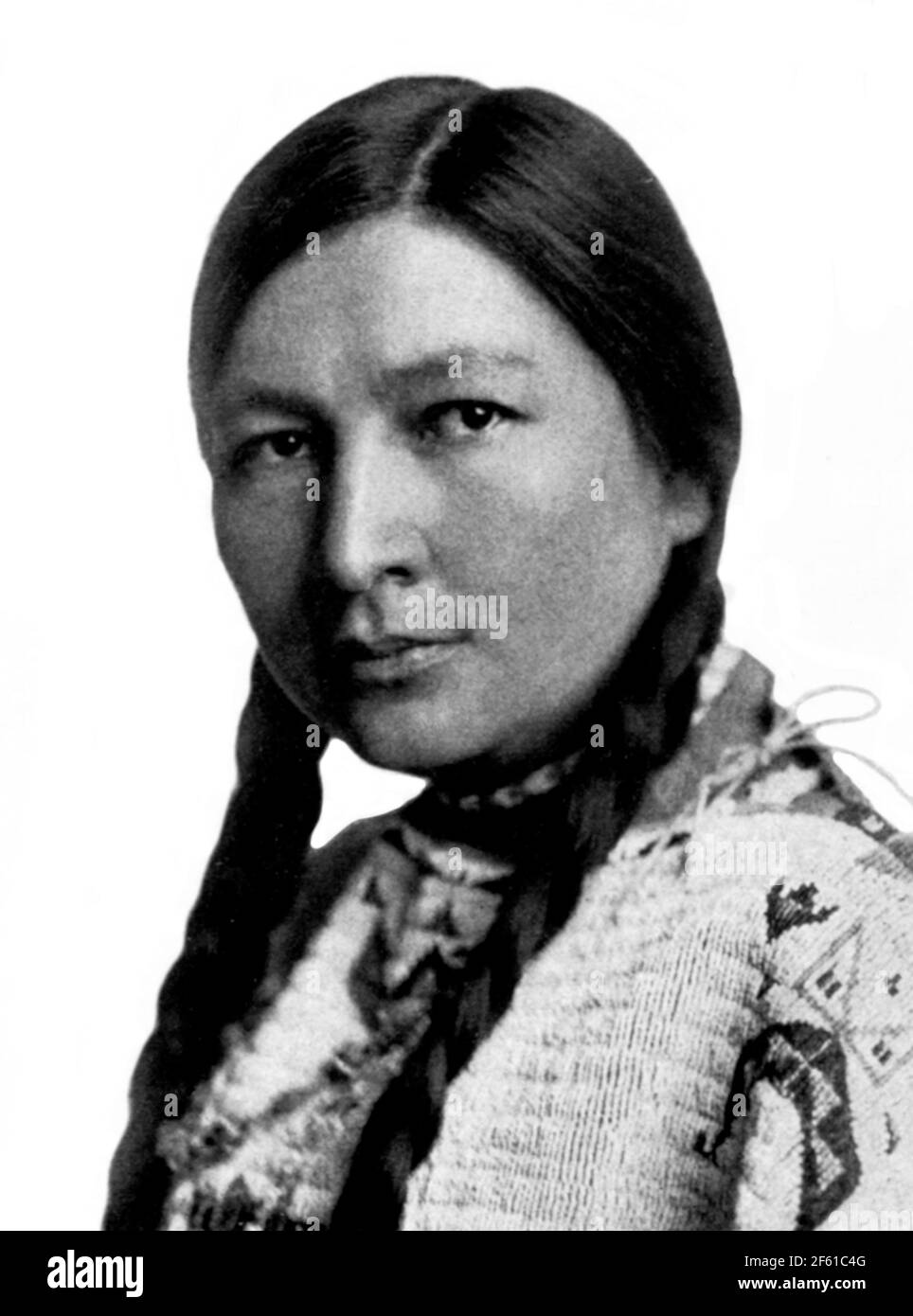 Zitkala-Sa, Native American Author and Activist Stock Photo
