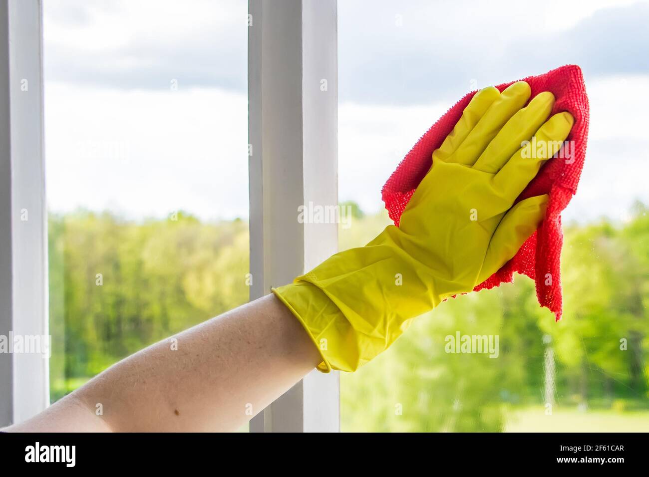 window cleaner and wife