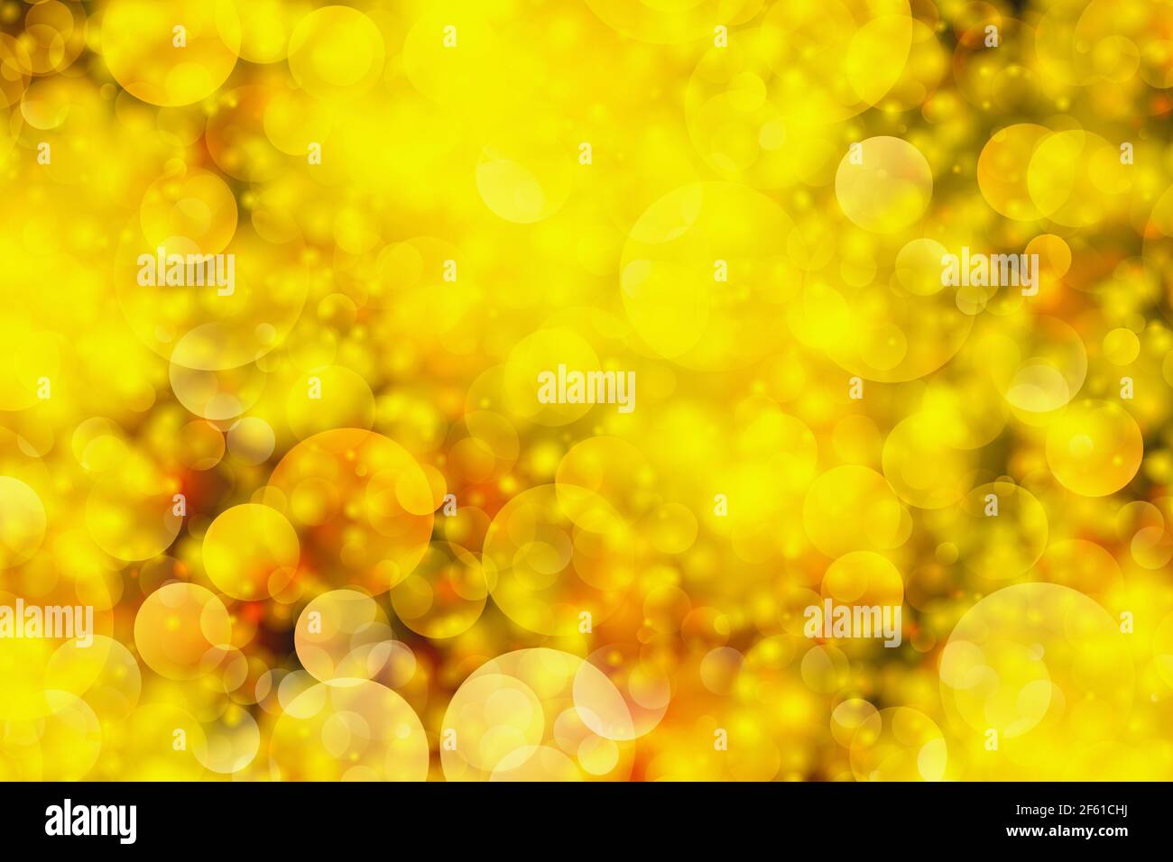 sunshine bubbles warm colour backgrounds Stock Photo