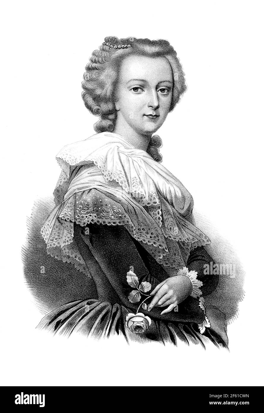 Marie Antoinette, Last Queen of France Stock Photo