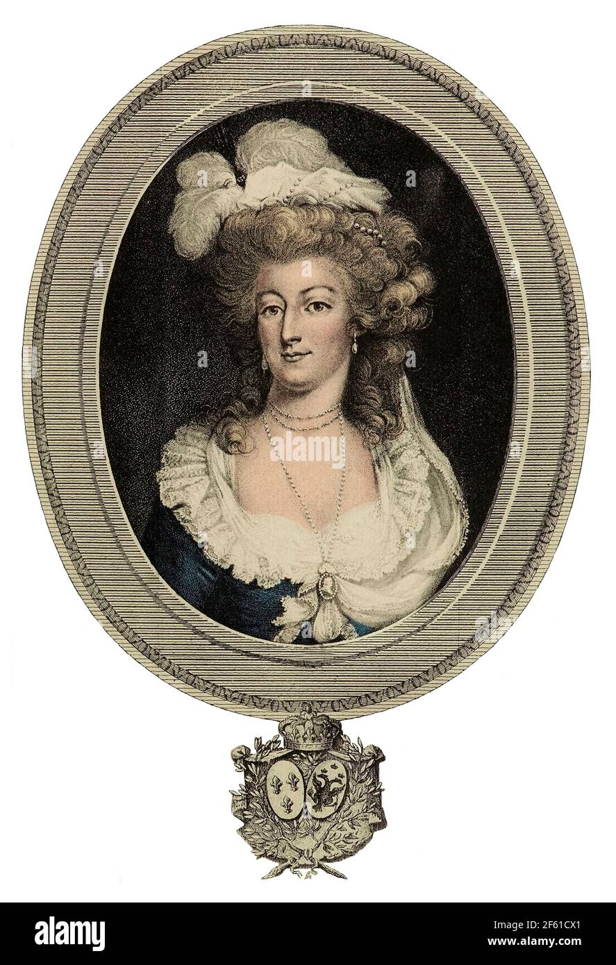 Marie Last Queen of France Stock Photo Alamy