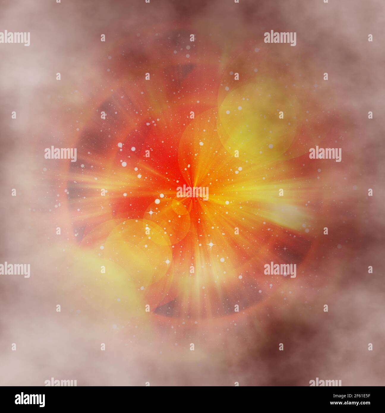 bright flash rays in cosmos stars background with flare Stock Photo - Alamy