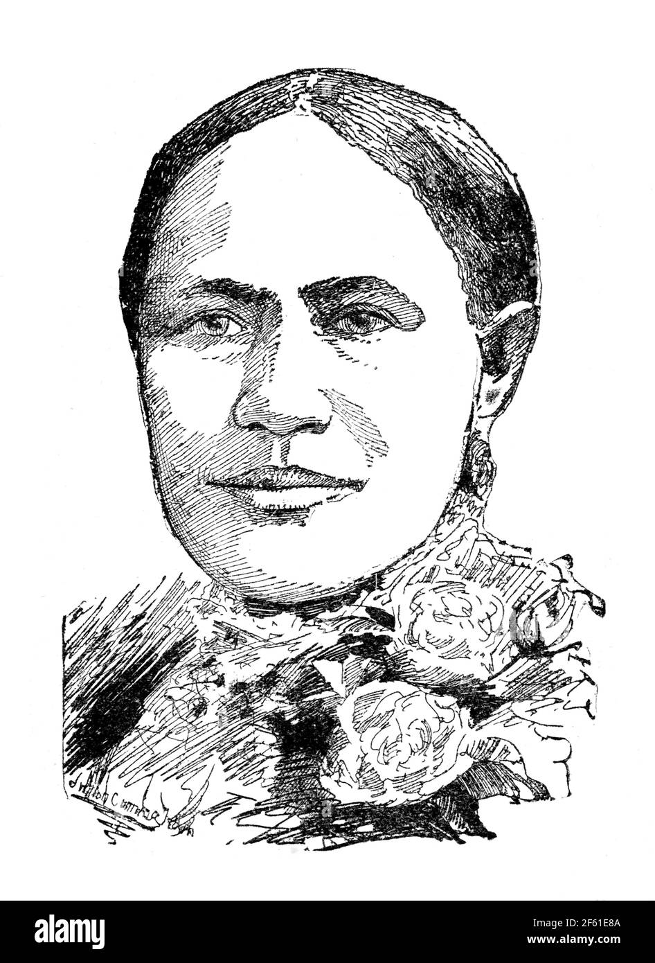 Frances Harper, American Abolitionist and Author Stock Photo