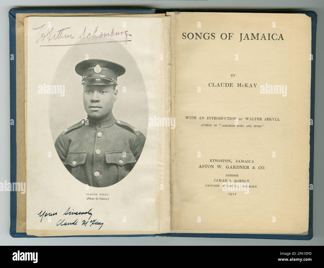 Claude McKay, 'Songs of Jamaica', 1912 Stock Photo