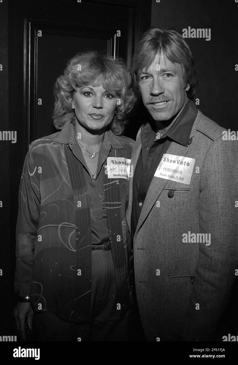 Dianne Holechek and Chuck Norris October 23, 1980. Credit Ralph Dominguez/MediaPunch Stock