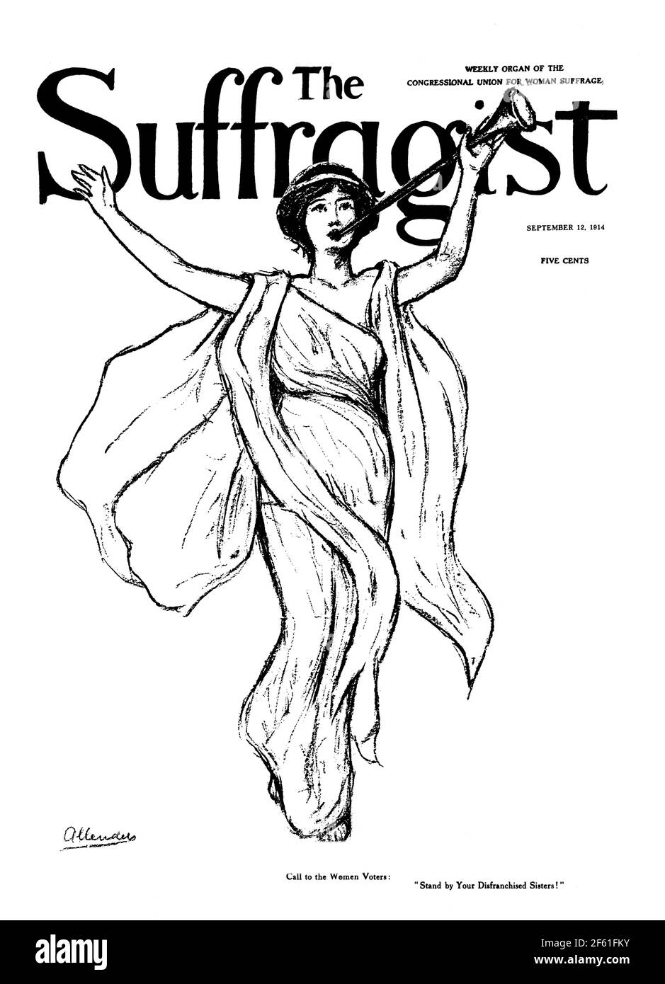 The Suffragist, 1914 Stock Photo