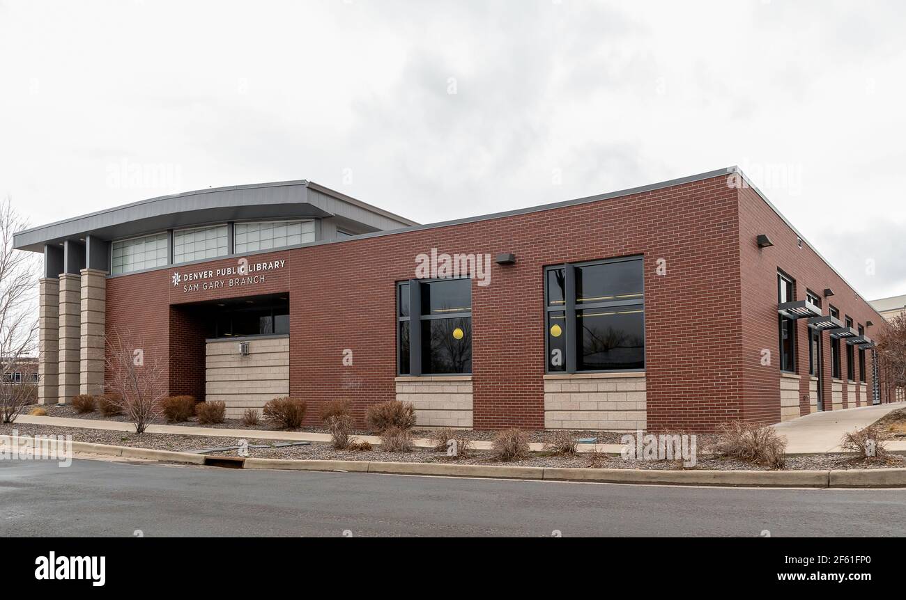 Denver, Colorado - March 21, 2021: Denver Public Library: Sam Gary ...