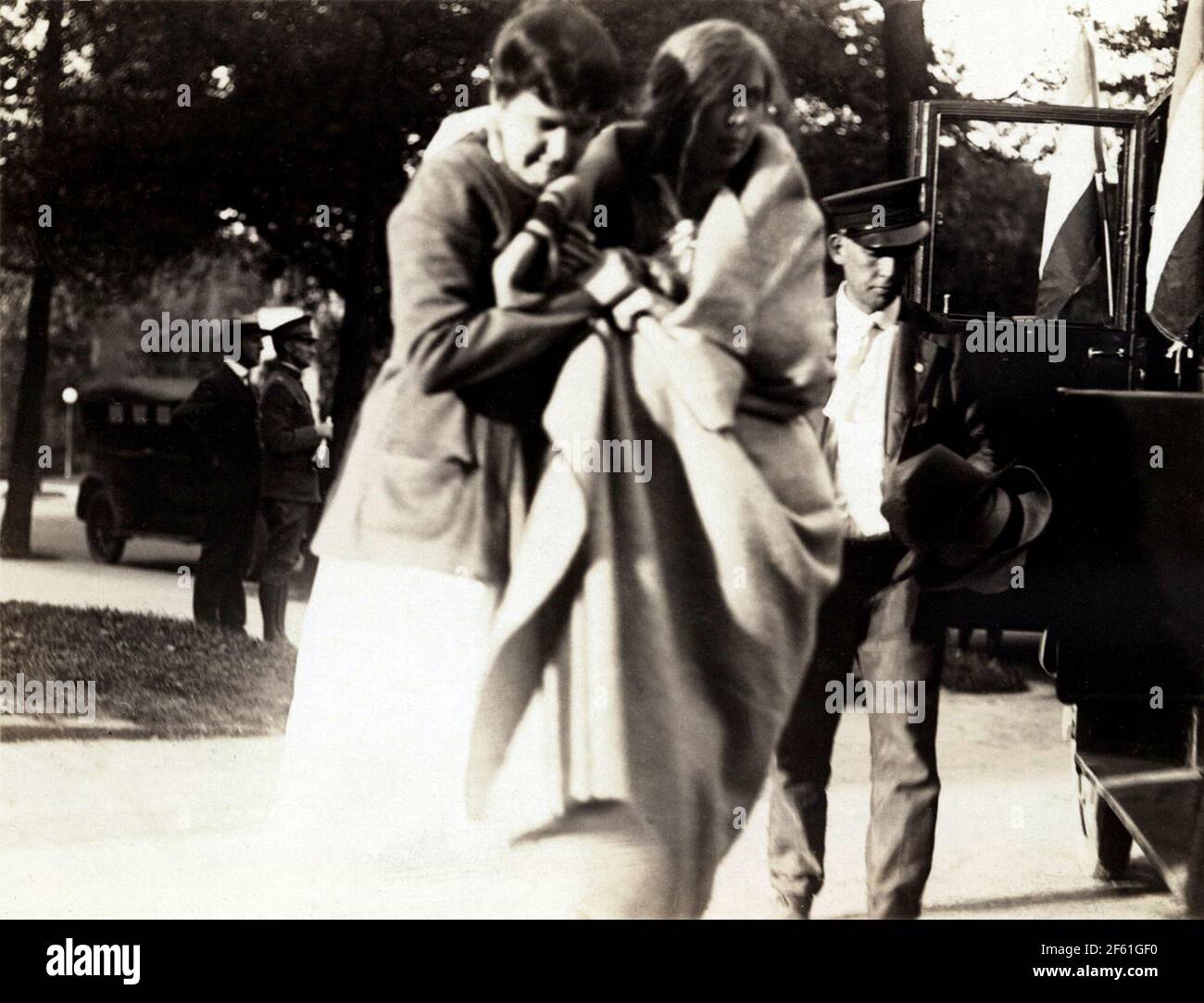 Suffragette Released from Prison, 1917 Stock Photo