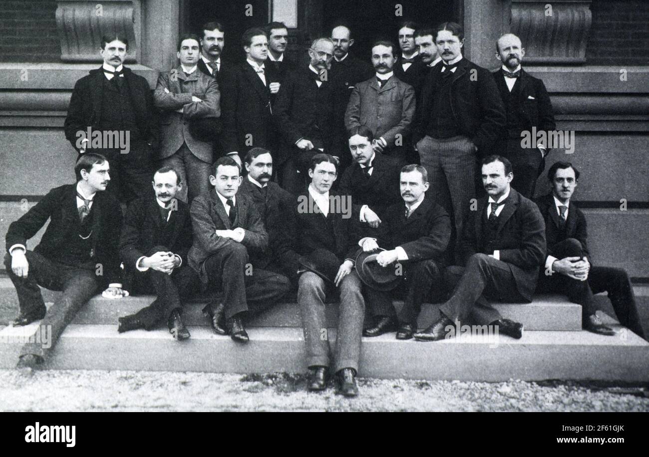 Johns Hopkins Medical Class of 1892 Stock Photo