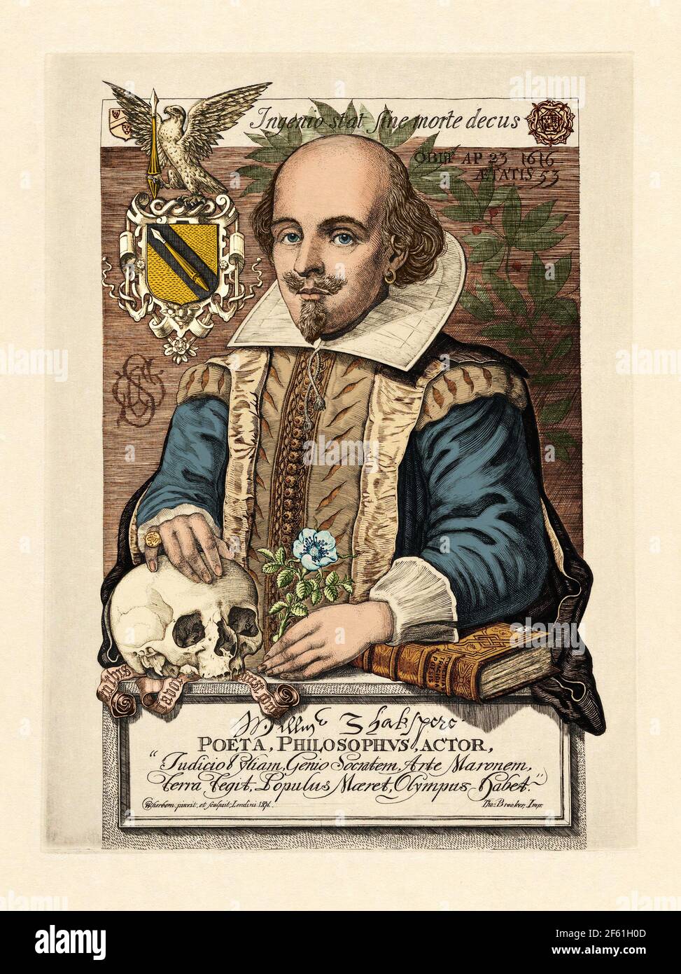 William Shakespeare, English Playwright Stock Photo
