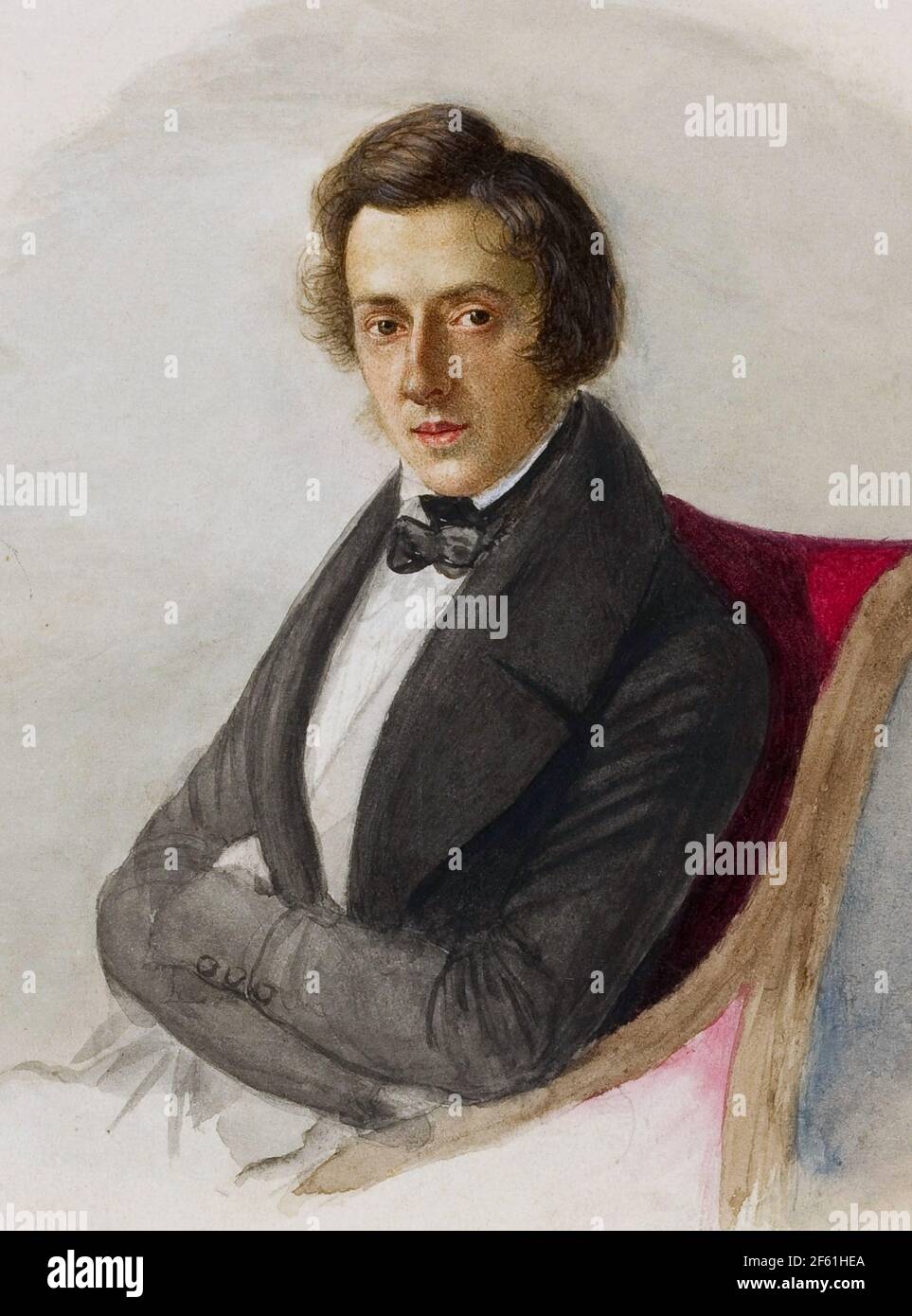 Frederic Chopin, Polish Composer and Pianist Stock Photo