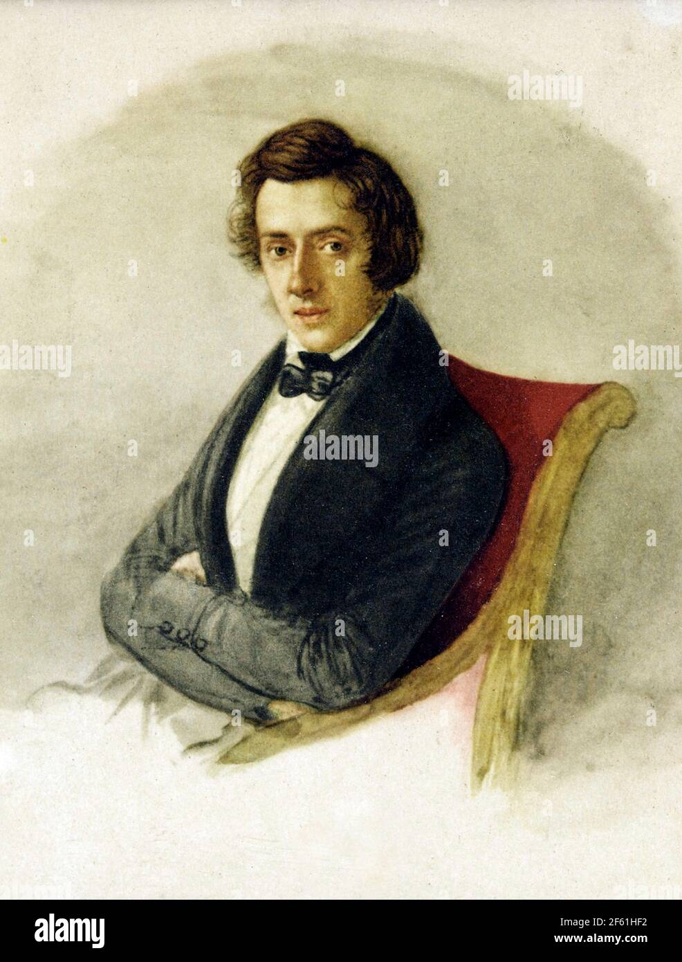 Frederic Chopin, Polish Composer and Pianist Stock Photo