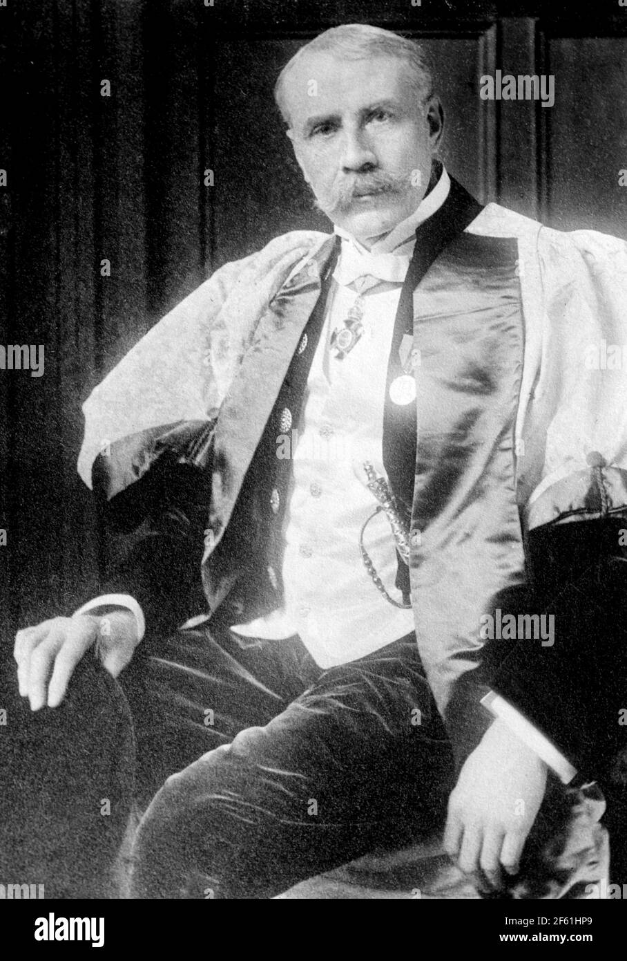 Edward Elgar, English Composer Stock Photo