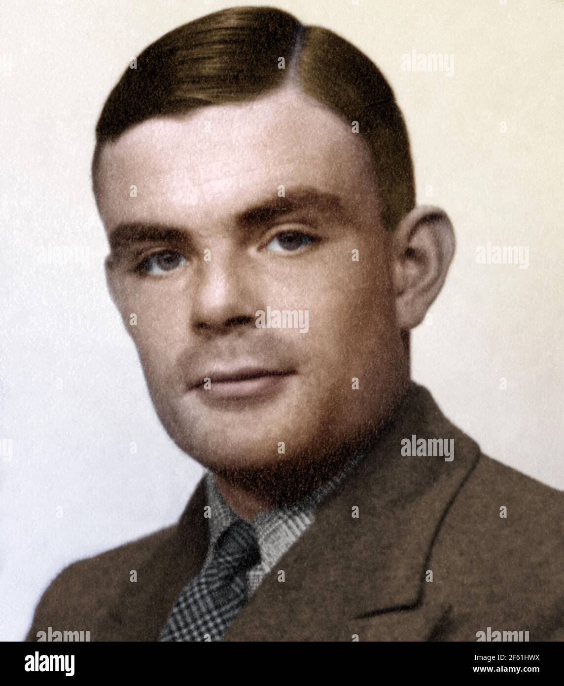 Alan Turing, English Mathematician Stock Photo