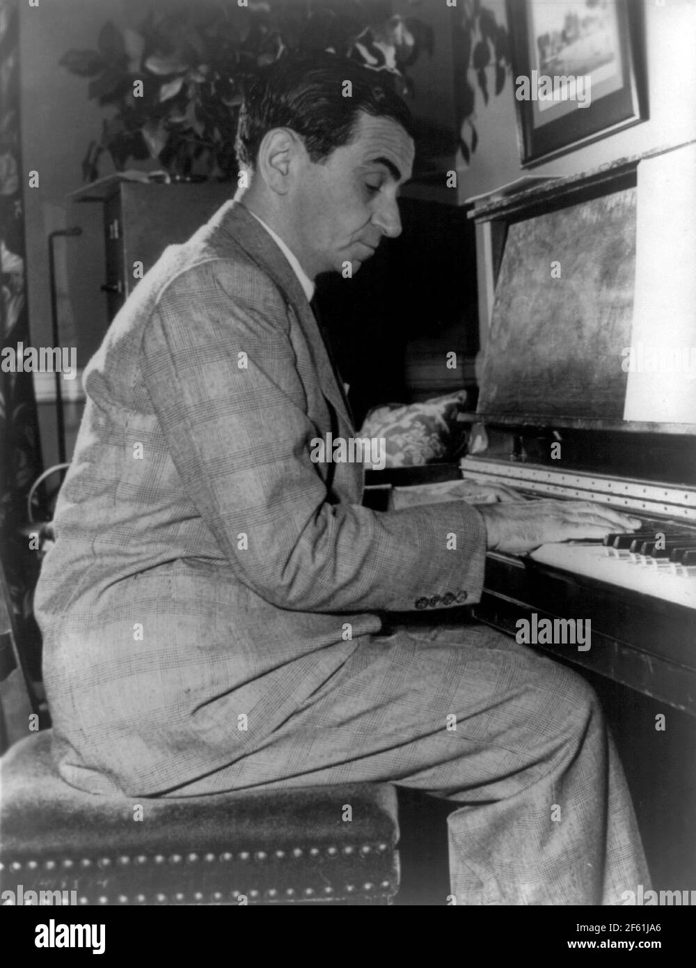 Irving Berlin, American Composer and Lyricist Stock Photo