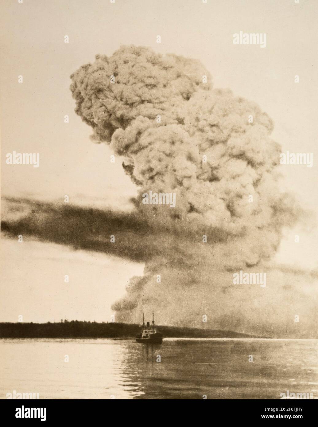 Halifax Explosion, 1917 Stock Photo