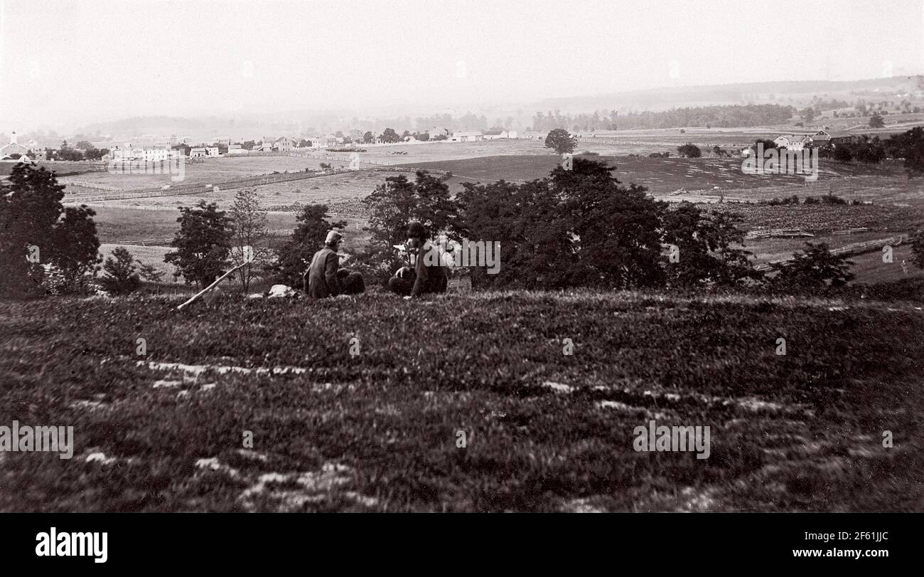 Gettysburg, Pennsylvania, 1863 Stock Photo