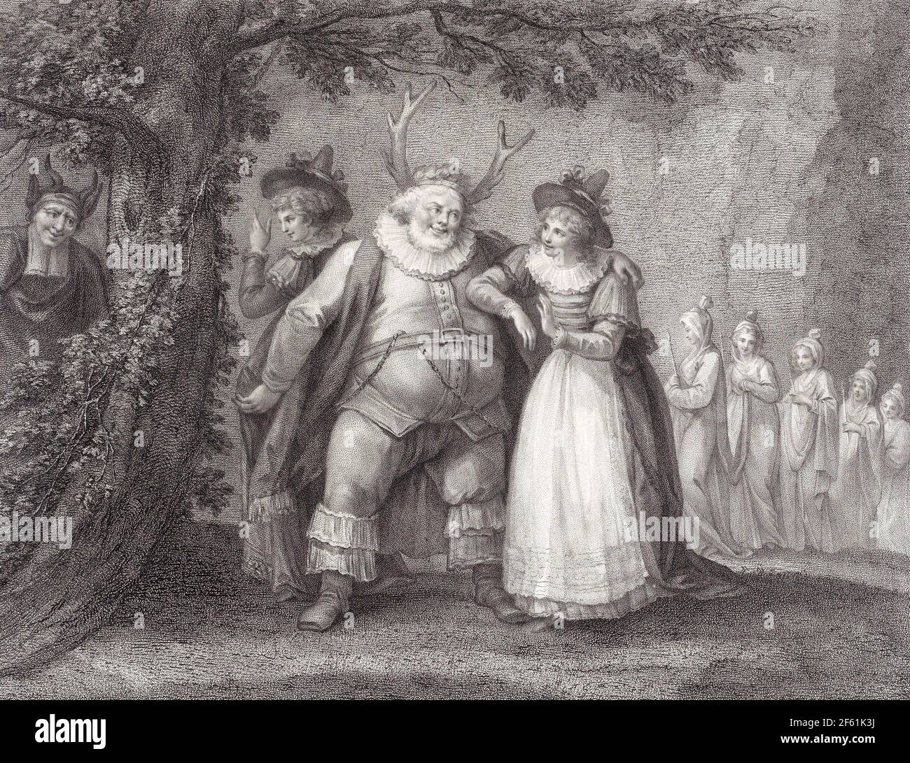 Falstaff, Shakespeare's Henry IV Stock Photo