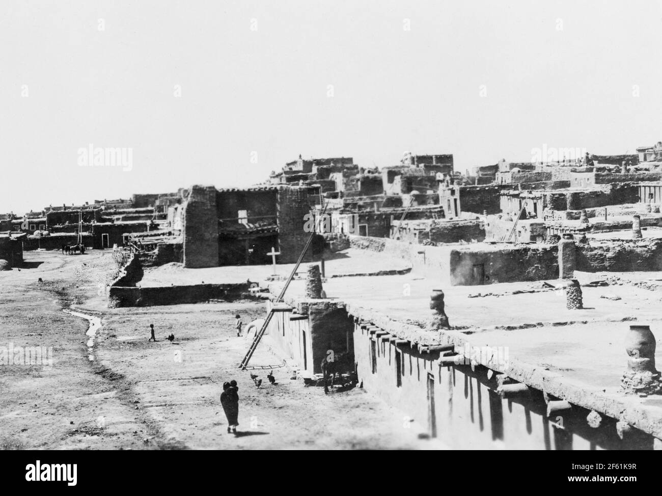 Zuni Pueblo, New Mexico, 1927 Stock Photo