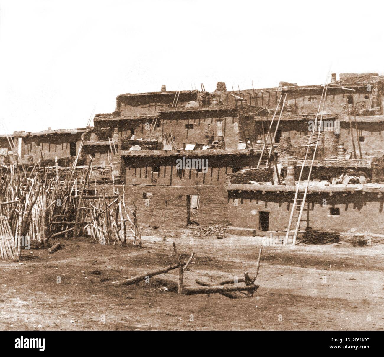 Zuni Pueblo, New Mexico, 1873 Stock Photo Alamy