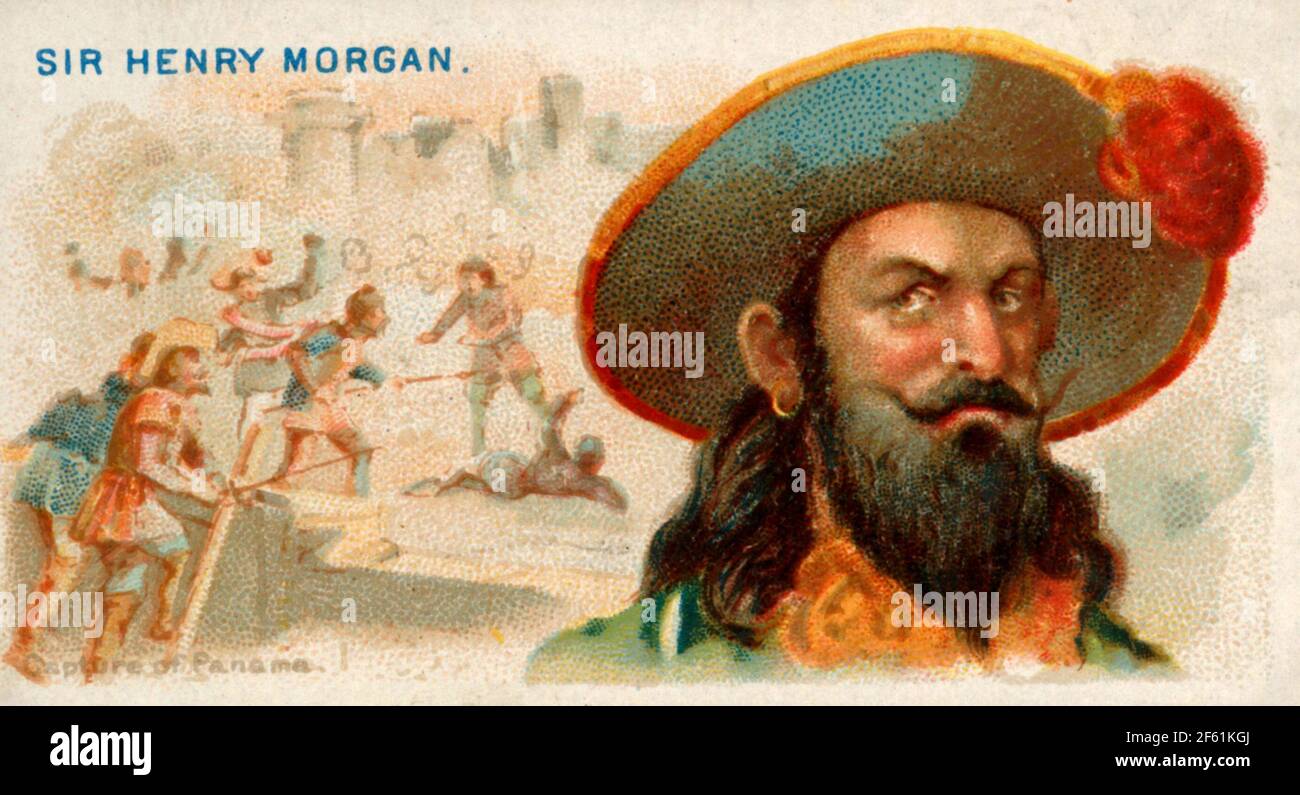 Henry Morgan, Welsh Pirate and Lieutenant-Governor Stock Photo