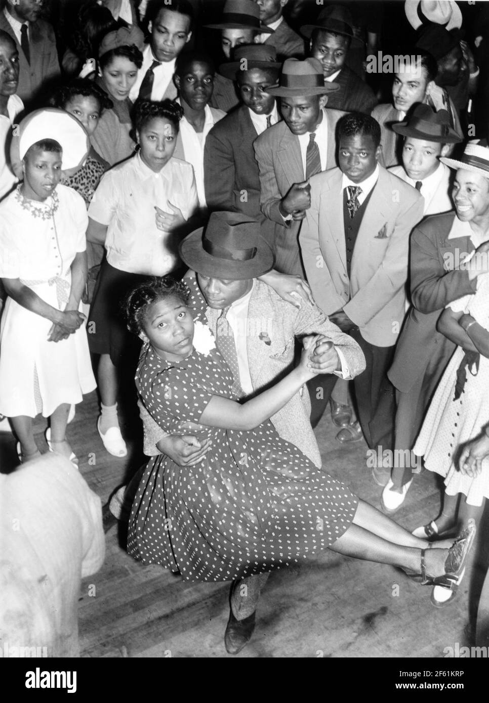 Jazz Club Dancers, 1940s Stock Photo