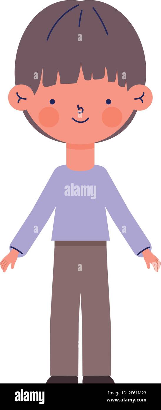 happy little boy Stock Vector Image & Art - Alamy