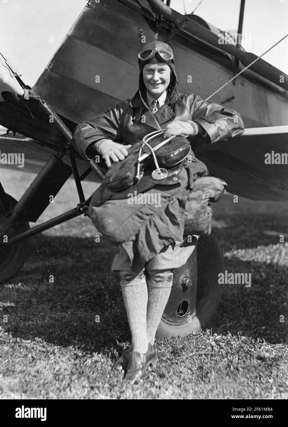 Nancy Bird Walton, Australian Aviator Stock Photo