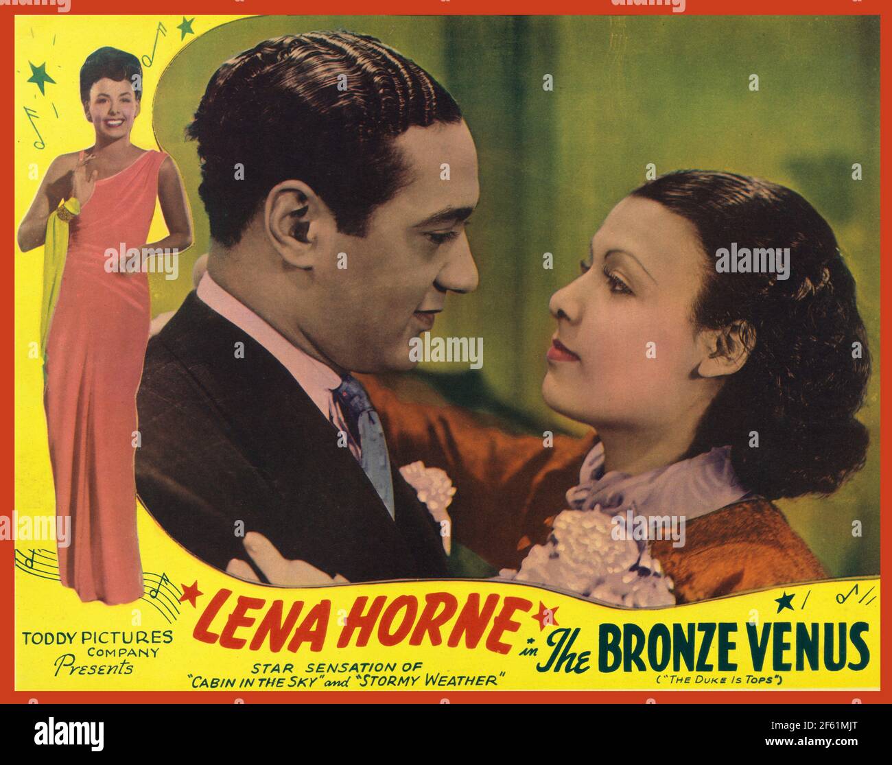 Lobby card for The Bronze Venus, 1943 Stock Photo