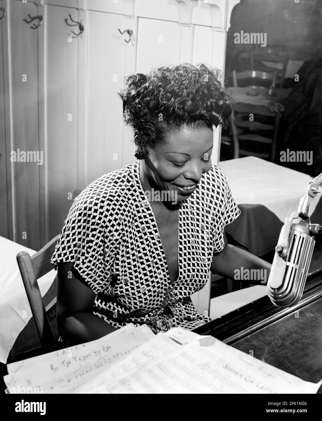 Mary Lou Williams, American Composer and Musician Stock Photo