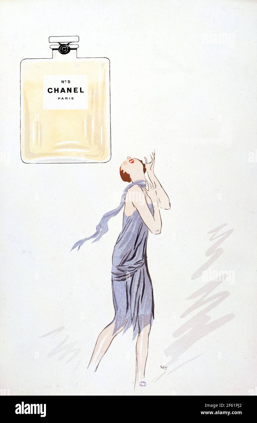 Chanel No. 5, Perfume Bottle, 1927 Stock Photo