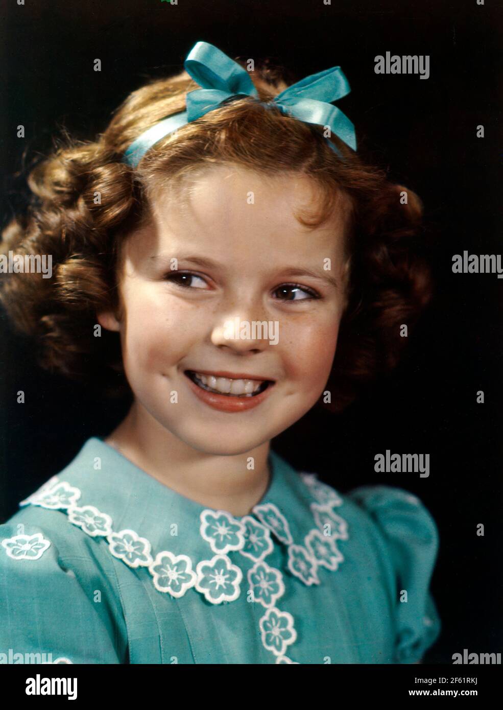 Shirley Temple, Hollywood Movie Star Stock Photo
