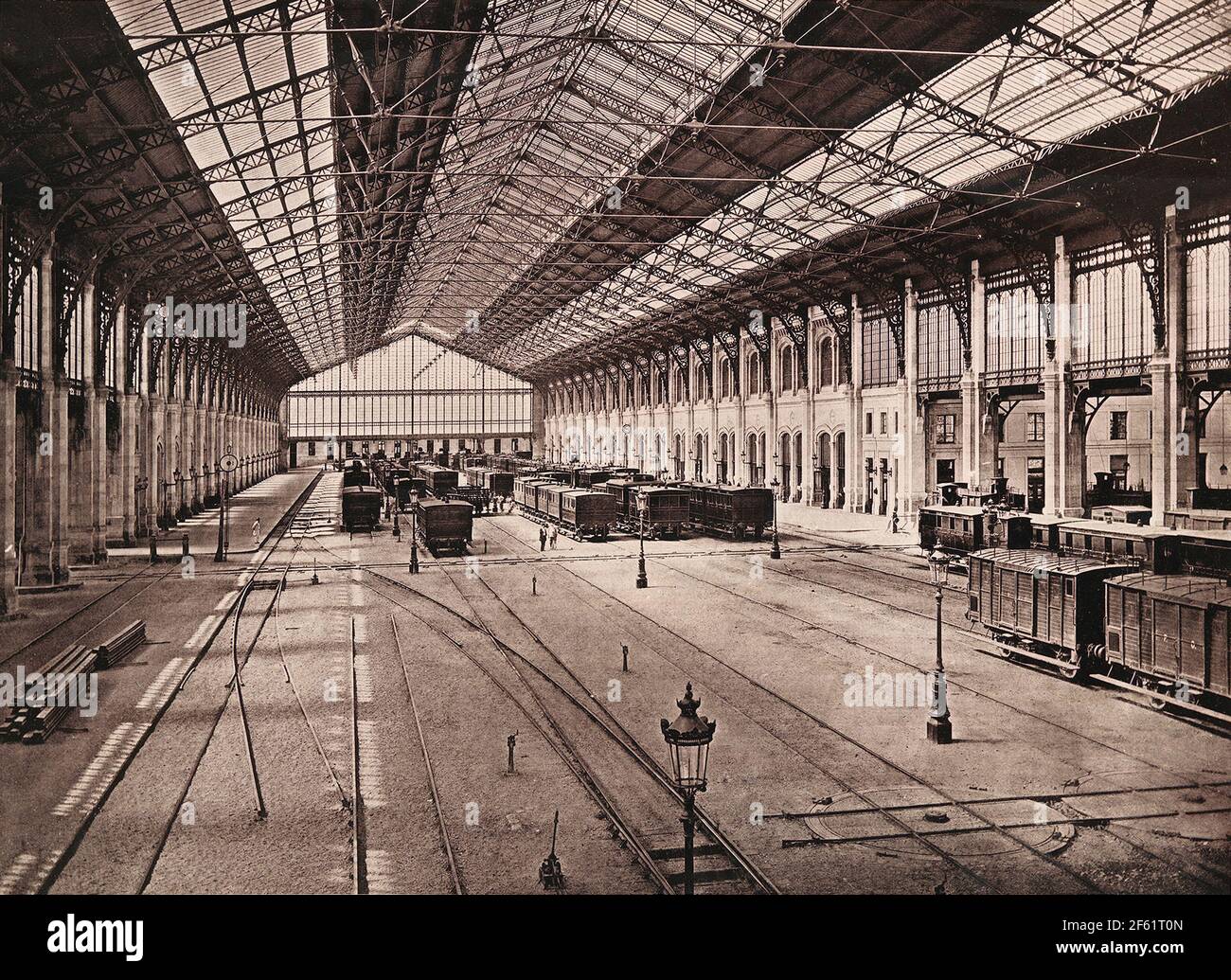 Gare d'Austerlitz, Paris, 1883 Stock Photo Alamy