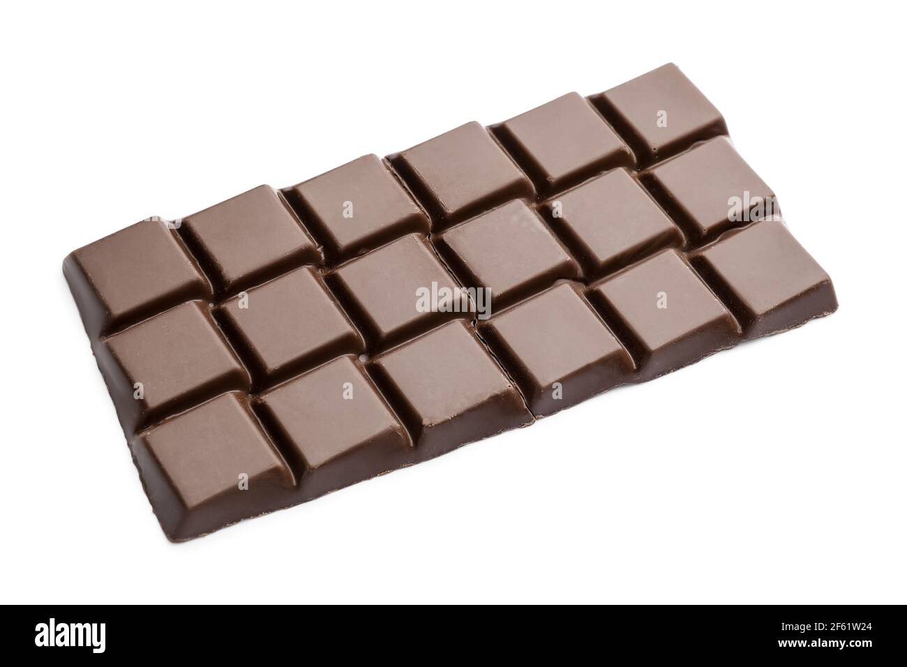 Sweet chocolate bar on white background Stock Photo Alamy