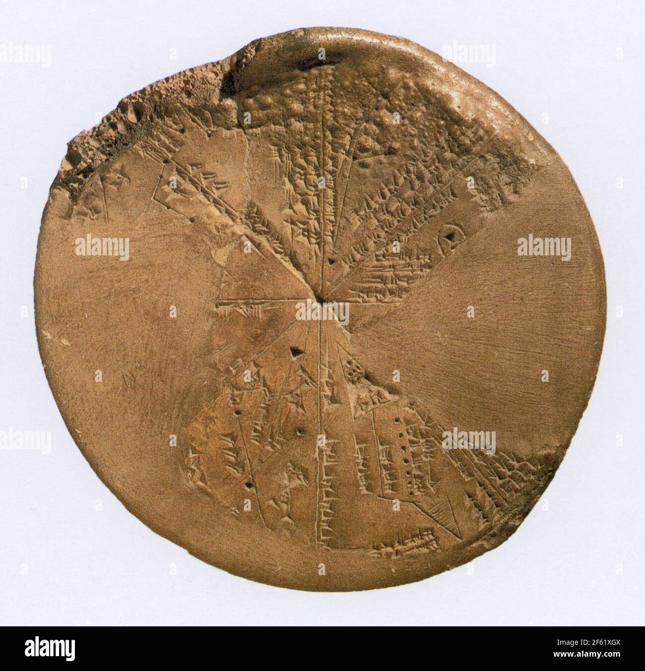 Ancient Astronomical Calendar Stock Photo