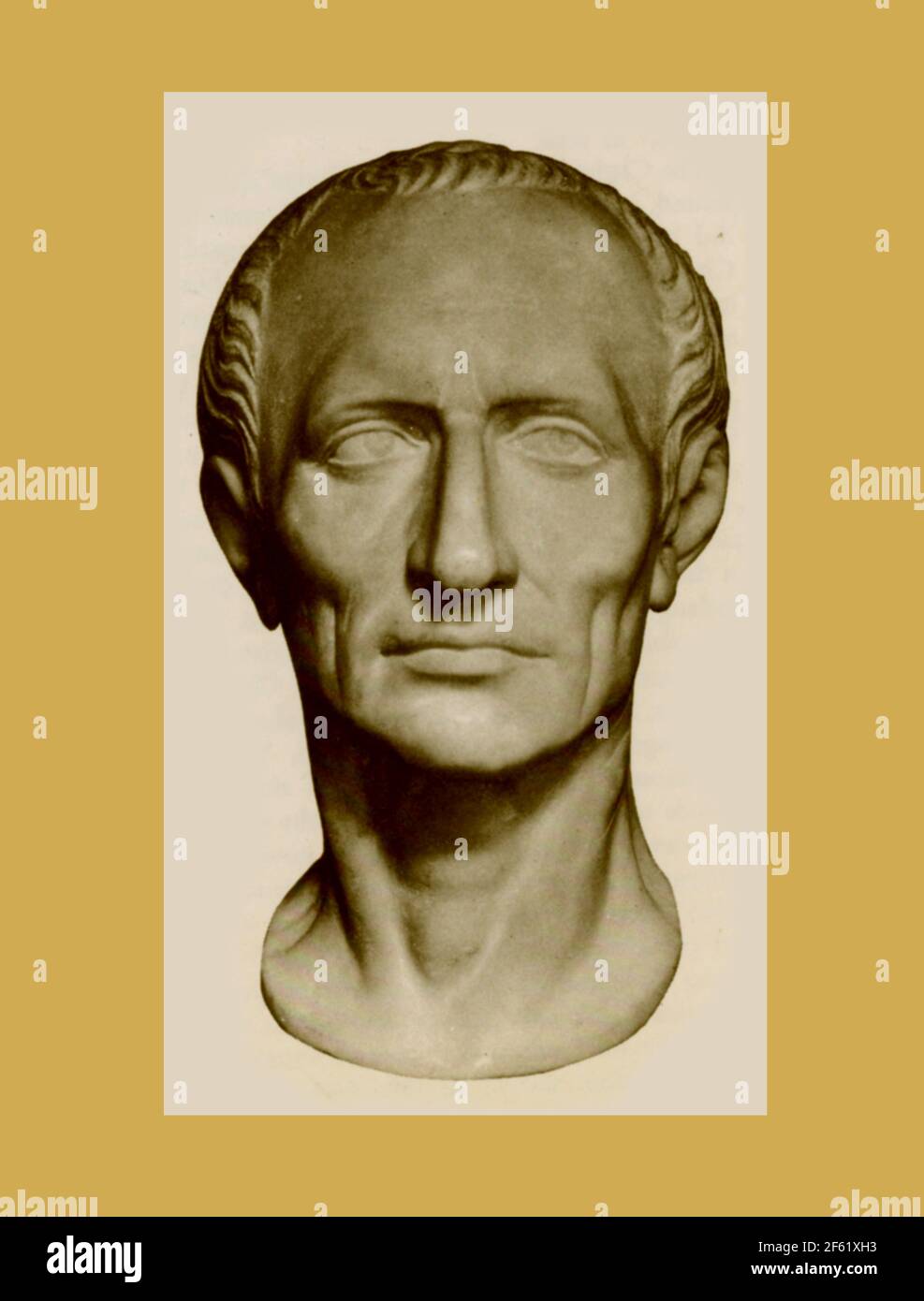 Julius Caesar, Roman General and Statesman Stock Photo