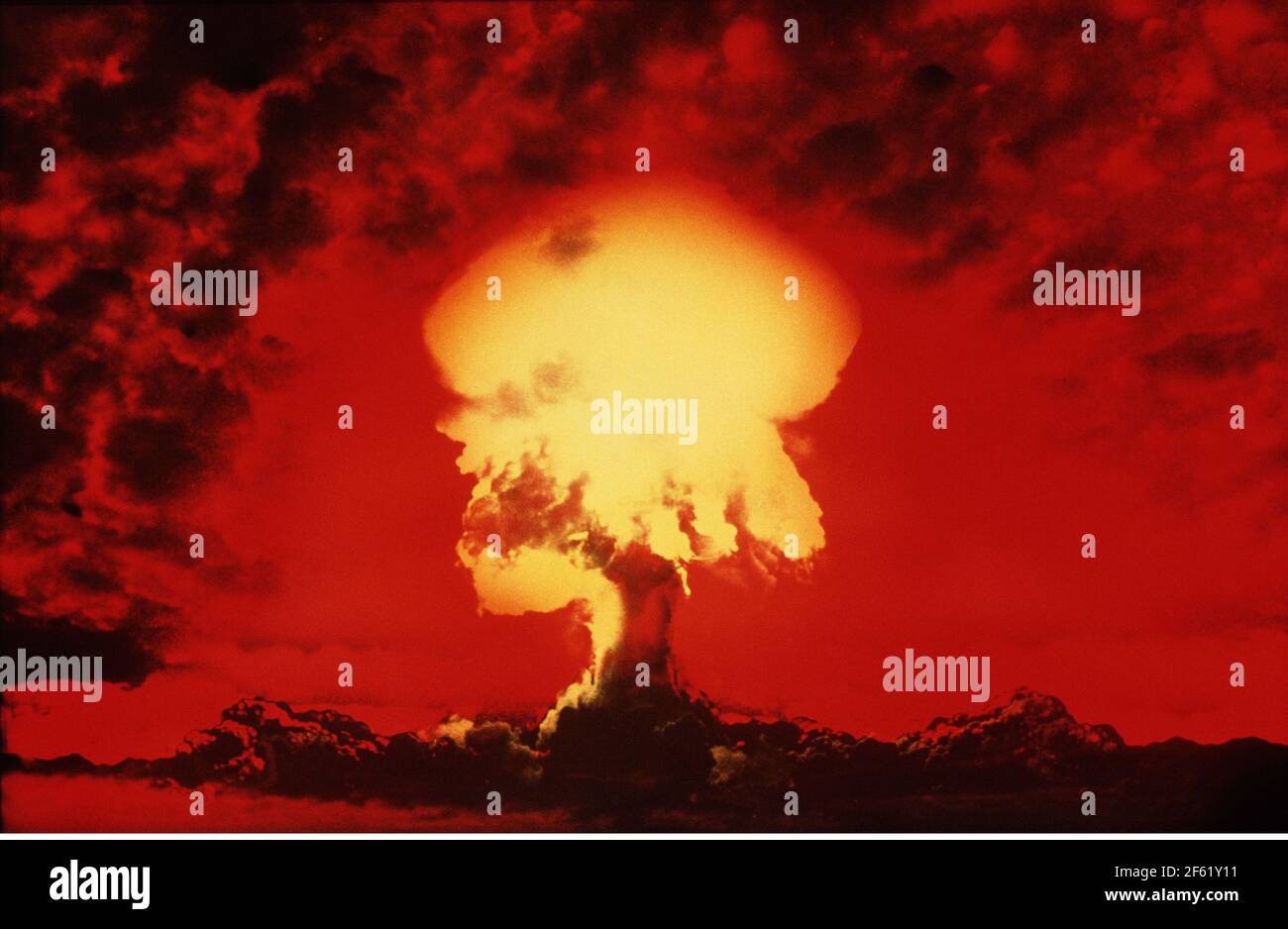 Nuclear Explosion Stock Photo