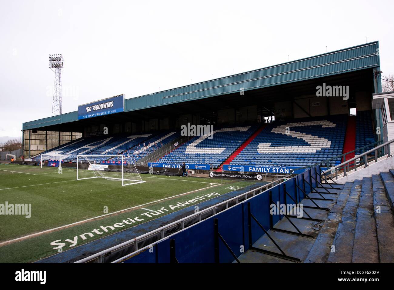 Boundary Park. Oldham Athletic FC Stock Photo Alamy