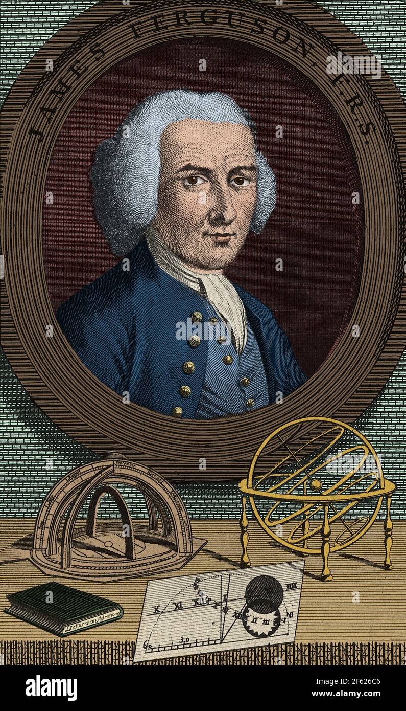 James Ferguson, Scottish Astronomer Stock Photo