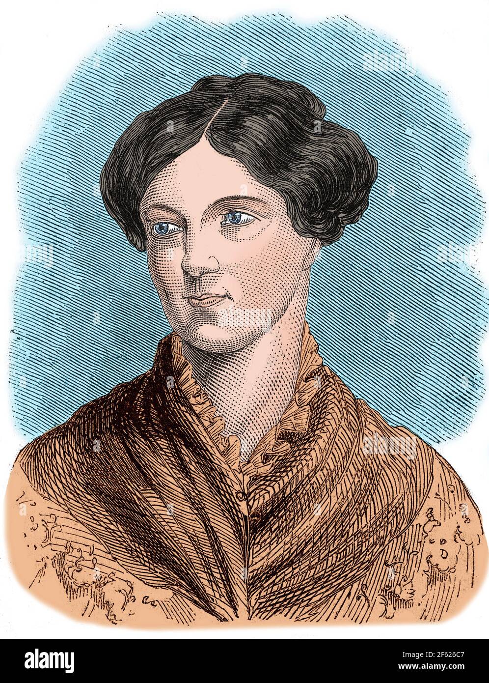 Harriet Martineau, English Sociologist Stock Photo Alamy